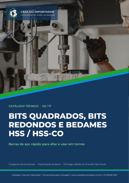 Capa do catálogo Bits e Bedames HSS em PDF