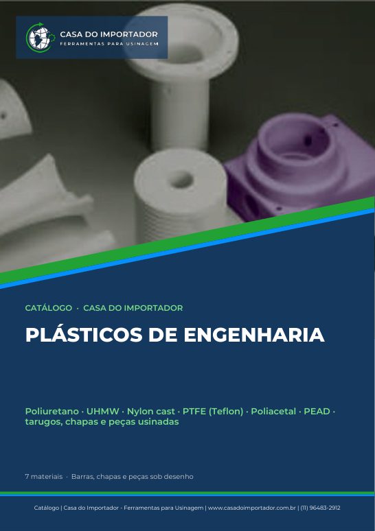 Capa do catálogo Plásticos de Engenharia em PDF