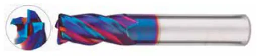 Desenho técnico - Fresa Topo com Raio MD 4 Cortes Blue 65 HRC