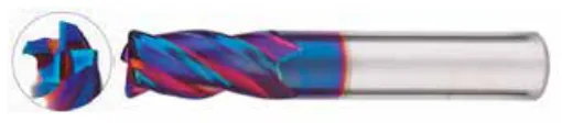 Desenho técnico - Fresa Topo com Raio MD 4 Cortes Blue 65 HRC