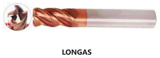 Fresa Topo com Raio MD 4 Cortes Bronze 55 HRC TiXCo - imagem 4