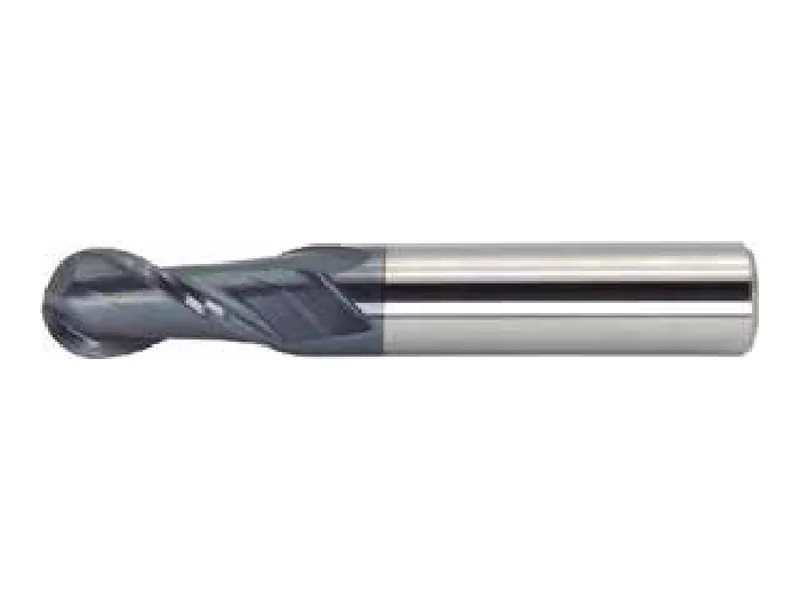 Fresa Topo Esférica MD 2 Cortes Longa 45 HRC TiAlN