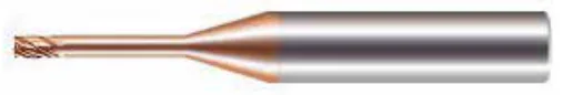 Fresa Topo Reto Long-Neck MD 2 Cortes TiXCo - imagem 2