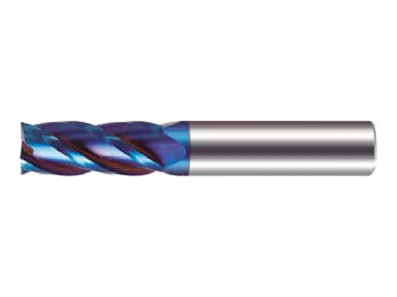 Fresa Topo Reto MD 4 Cortes Blue 65 HRC