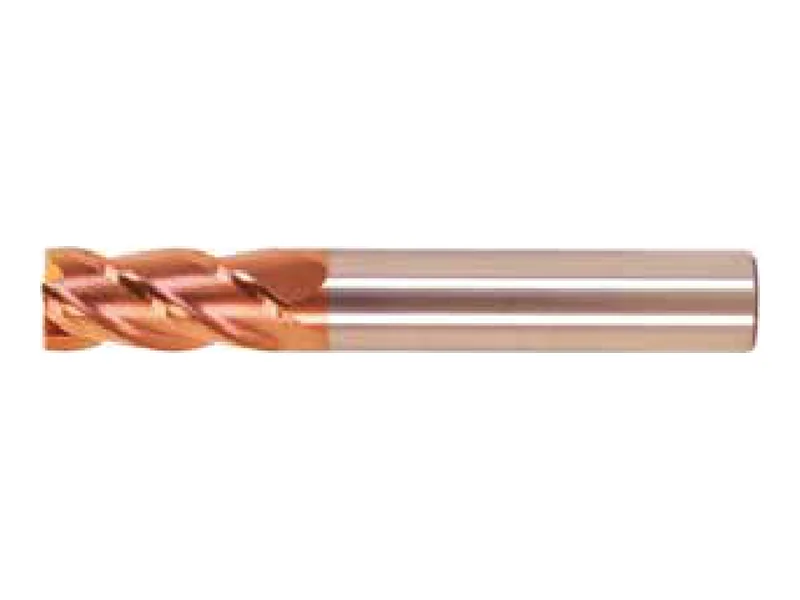 Fresa Topo Reto MD 4 Cortes Bronze 55 HRC TiSiN