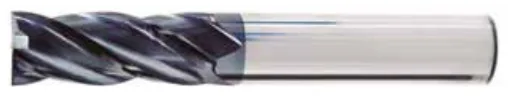 Fresa Topo Reto MD 4 Cortes Longa 45 HRC TiAlN - imagem 3