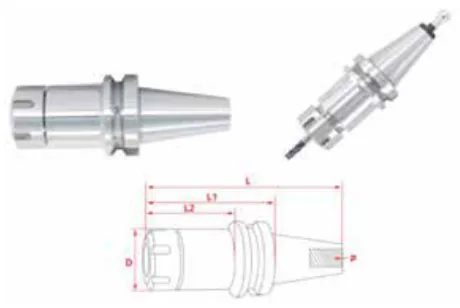 Mandril Porta Pinça BT-40 ER40