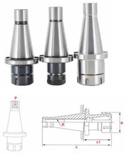 Mandril Porta Pinça Cone ISO-NT ER40 - imagem 2
